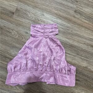 Pink halter top nasty gal